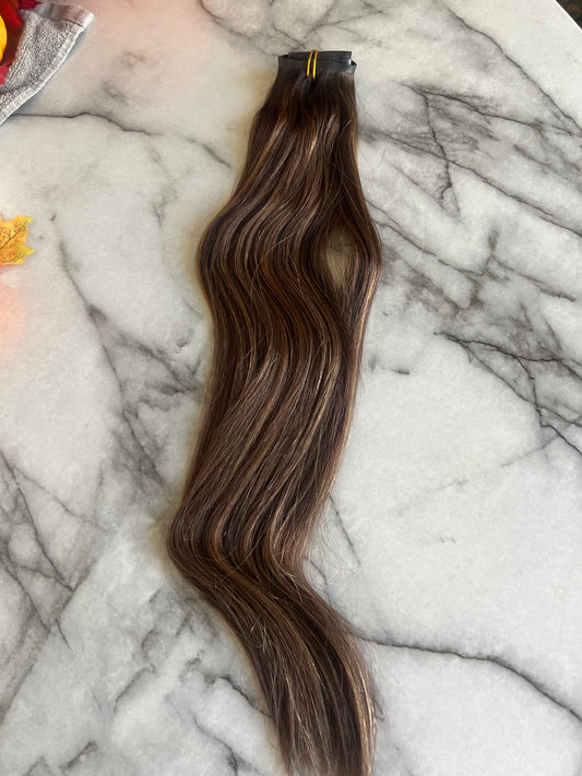 Mocha Blend clip-in set