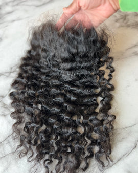 Burmese Curly hd lace frontal 13x6