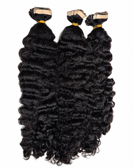 Burmese Coarse Curly Tape-in’s