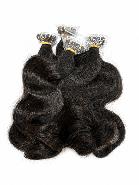 Cambodian Coarse Wavy Tape-ins