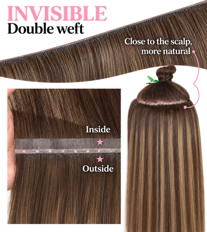 Caramel Highlight Butterfly wefts