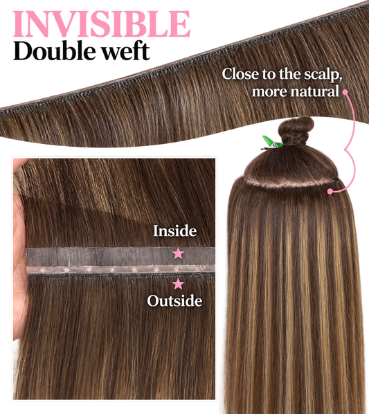 Caramel Highlight Butterfly wefts